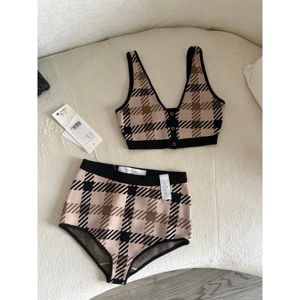 H&M Rokh 2 Piece Set XS Top and Shorts - Picture 2 of 6